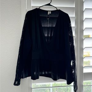 ASOS black blouse US26